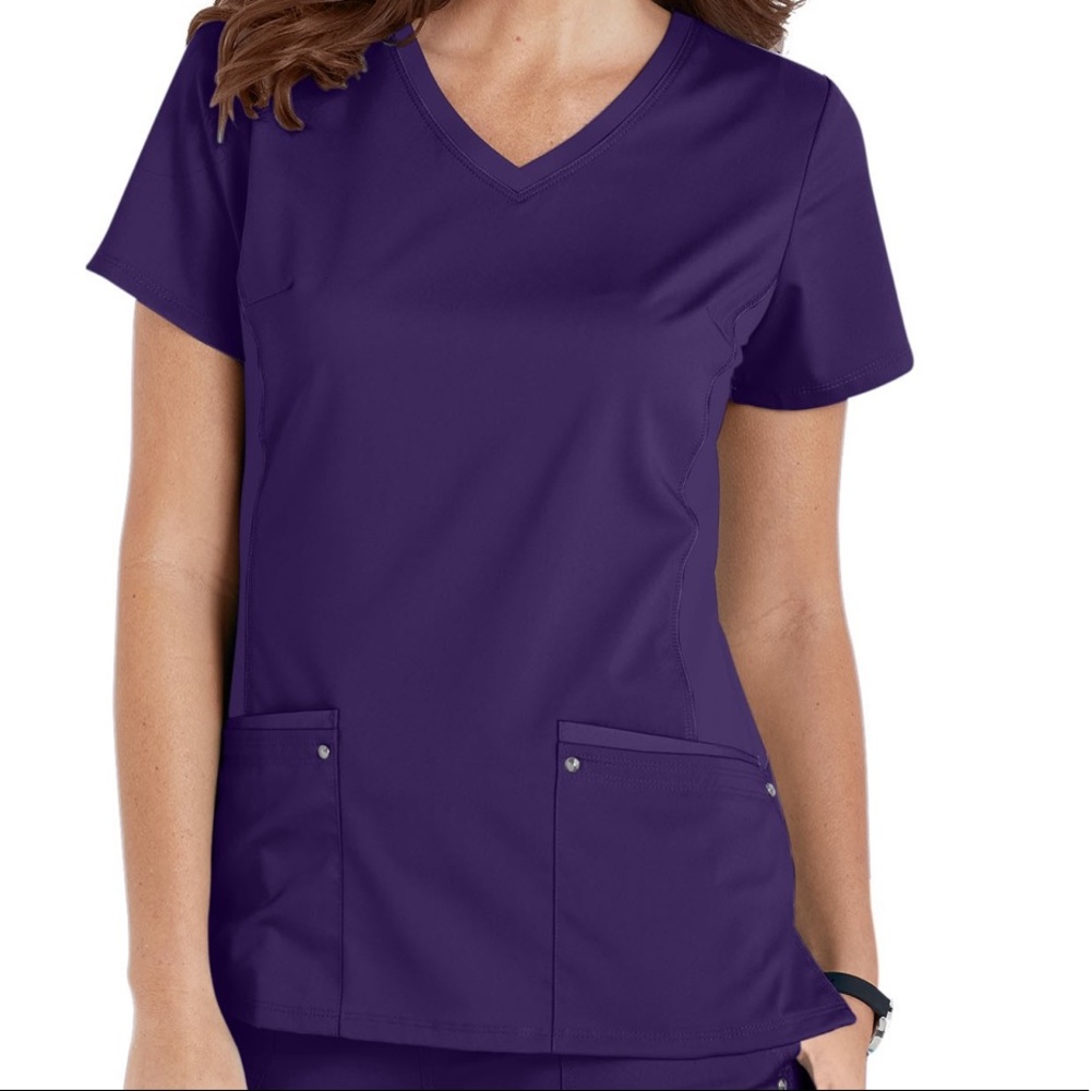 Women’s healing hands scrub top